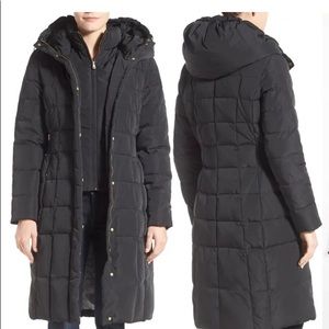 Cole Haan Bib Insert Down & Feather Fill Coat